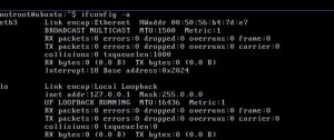 ifconfig ip address